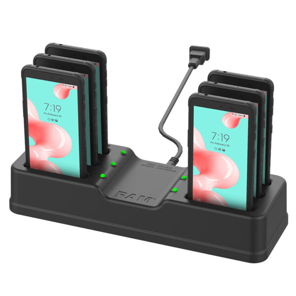 Dock di ricarica a 6 porte RAM per Samsung XCover 5 Ram Mounts RAM-DOCK-6G-SAM10PU