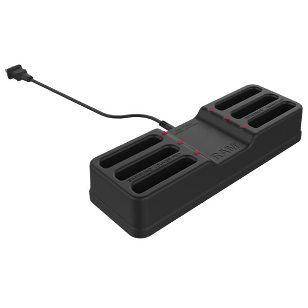 Dock di ricarica a 6 porte RAM per Samsung XCover Pro con OtterBox uniVERSE Ram Mounts RAM-DOCK-6G-SAM59P-OT1U - immagine 2