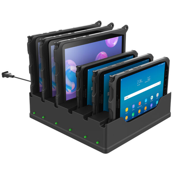 Dock RAM a 6 porte per Samsung Tab Active4 Pro e Tab Active5 e 3 Ram Mounts RAM-DOCK-6G8PU - immagine 2