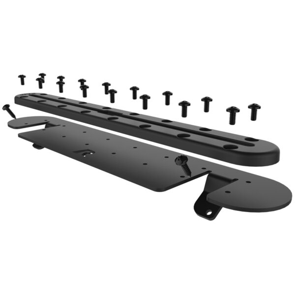 Componente a slitta Ram Mounts Tough-Track RAM-DT-204-TRACK-A12U per Jeep JL, JLU e Gladiator 2018-2023 - immagine 2