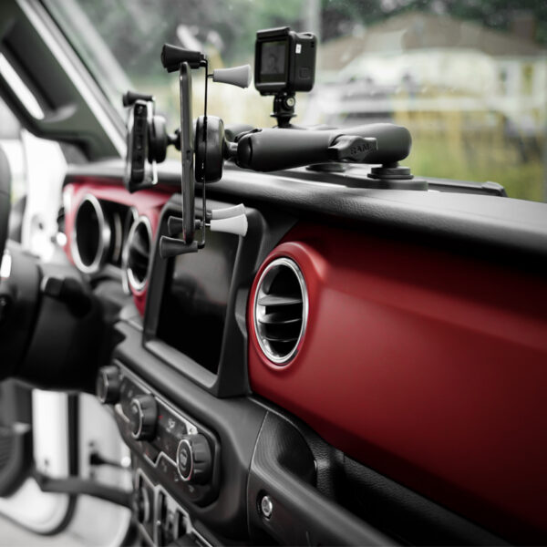 Componente a slitta Ram Mounts Tough-Track RAM-DT-204-TRACK-A12U per Jeep JL, JLU e Gladiator 2018-2023 - immagine 5