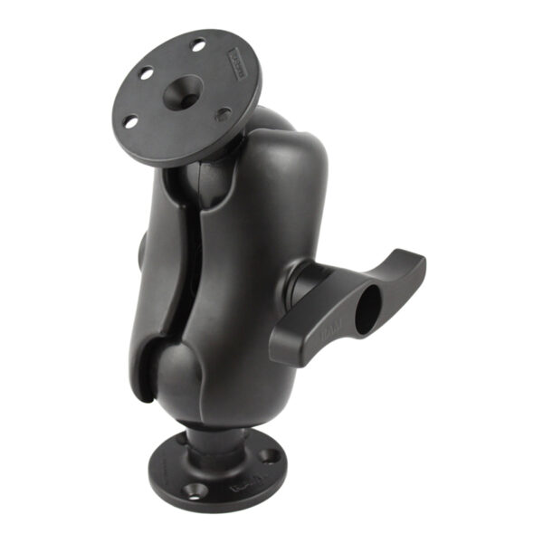 RAM Doppia Sfera con Due Piastre Tonde Grandi - tipo E Corto Ram Mounts RAM-E-101U-D