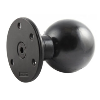 RAM Piastra Tonda Grande con Sfera e Bullone Rinforzato in Acciaio - tipo E Ram Mounts RAM-E-202U-IN1