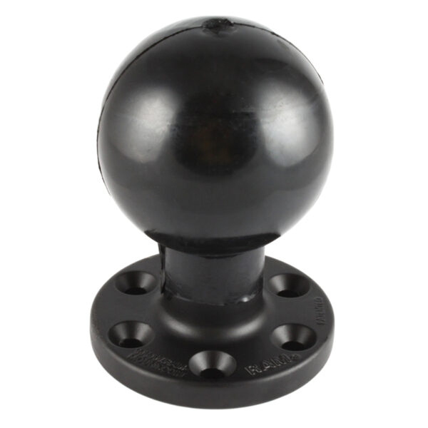 RAM Piastra Tonda Grande con Schema a 6 Fori e Sfera - tipo E Ram Mounts RAM-E-202U-SYM1