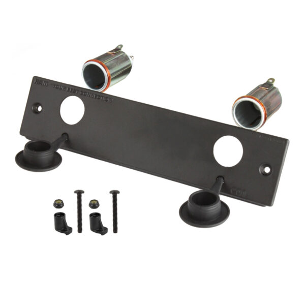 RAM Tough-Box 2" Frontalino con due prese accendisigari da 12 V Ram Mounts RAM-FP2-CIG2