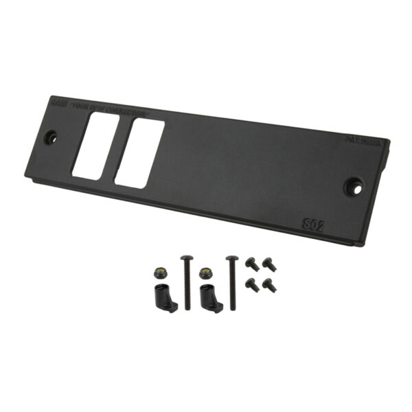 RAM Tough-Box 2" Frontalino con Due Porte Switch Ram Mounts RAM-FP2-S2L-0830-1450