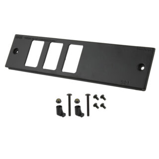 RAM Tough-Box 2" Frontalino con Tre Porte Interruttore Ram Mounts RAM-FP2-S3L-0830-1450