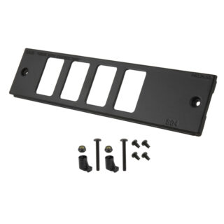 Frontalino RAM Tough-Box da 2" con quattro porte per interruttori Ram Mounts RAM-FP2-S4L-0830-1450