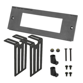 RAM Tough-Box 3" Frontalino personalizzato per dispositivi da 5,19" x 1,63" Ram Mounts RAM-FP3-5190-1630