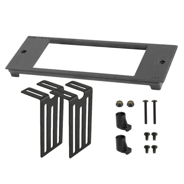RAM Tough-Box 3" Frontalino personalizzato per dispositivi da 5,5" x 2,5" Ram Mounts RAM-FP3-5500-2500