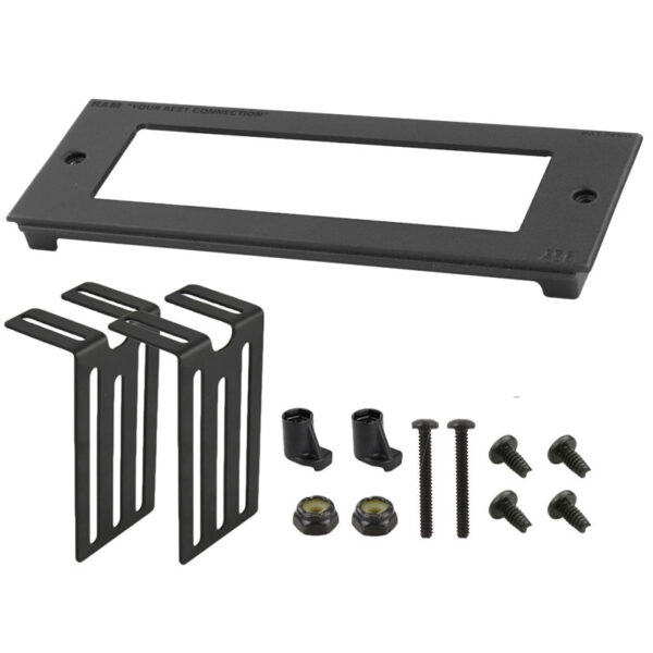 RAM Tough-Box 3" Frontalino personalizzato per dispositivi da 6,3" x 1,77" Ram Mounts RAM-FP3-6300-1770