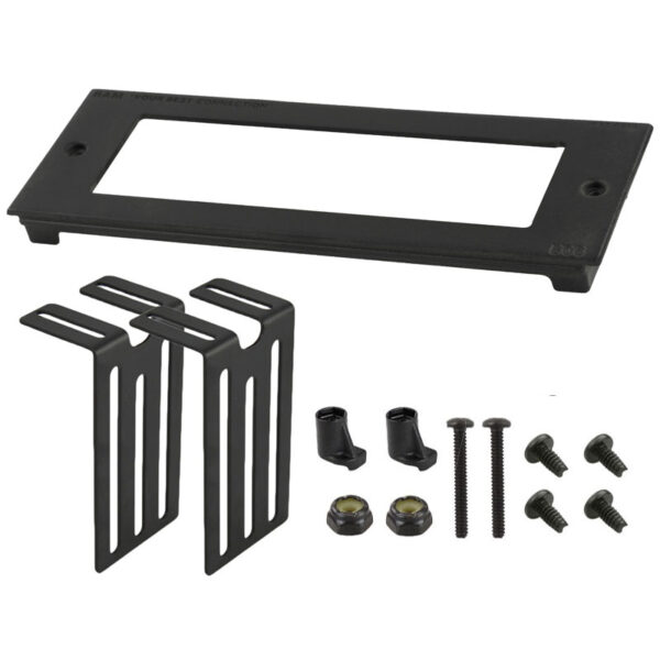 RAM Tough-Box 3" Frontalino personalizzato per dispositivi da 6,375" x 1,813" Ram Mounts RAM-FP3-6375-1813