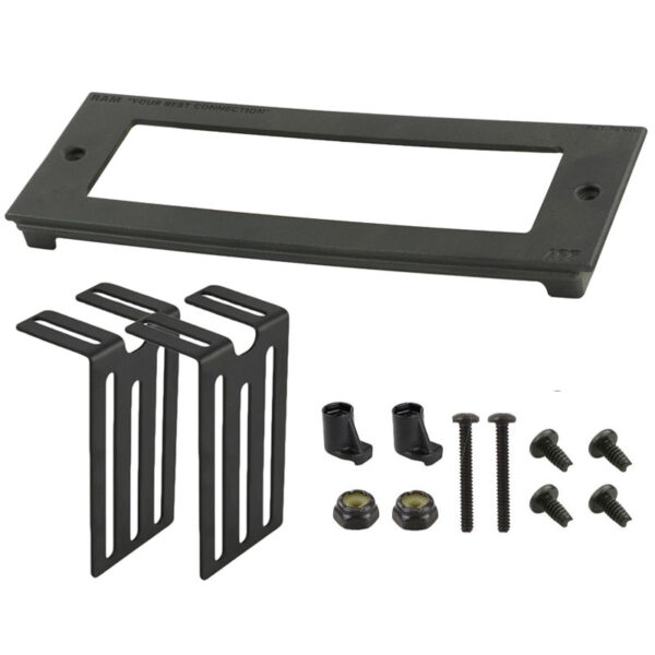 RAM Tough-Box 3" Frontalino personalizzato per dispositivi da 6,5" x 1,77" Ram Mounts RAM-FP3-6500-1770