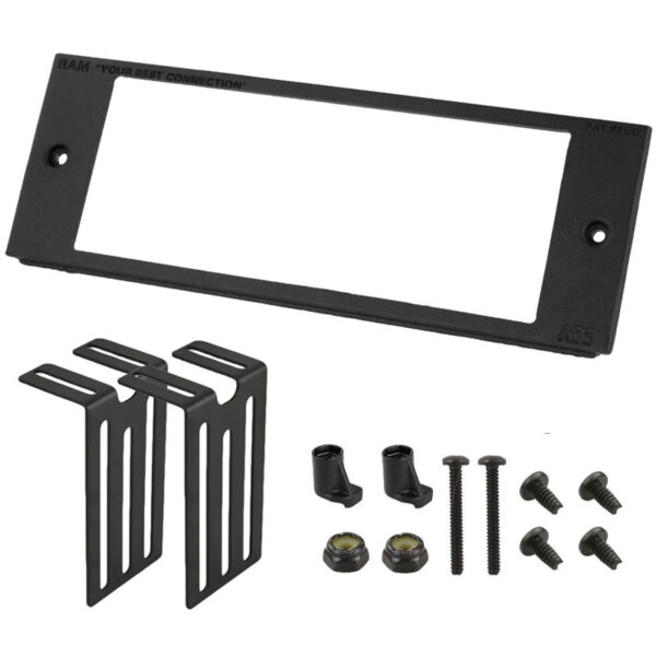 RAM Tough-Box 3" Frontalino personalizzato per dispositivi da 6,5" x 2,5" Ram Mounts RAM-FP3-6500-2500