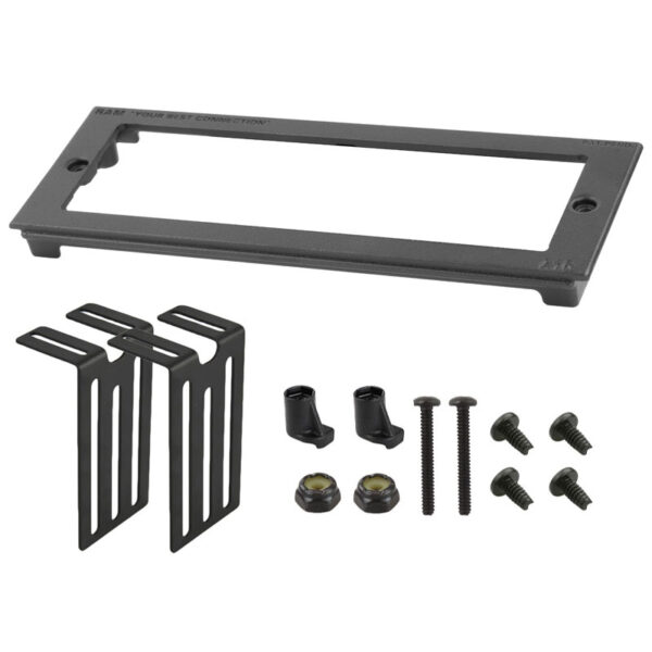 RAM Tough-Box 3" Frontalino personalizzato per dispositivi da 7,2" x 2,1" Ram Mounts RAM-FP3-7200-2100