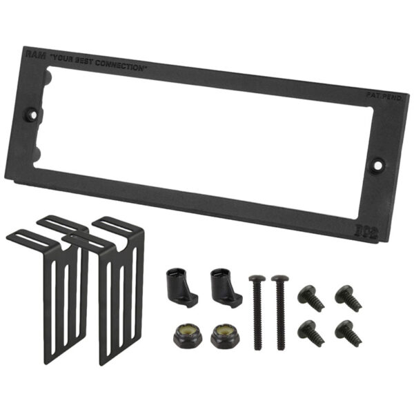 RAM Tough-Box 3" Frontalino personalizzato per dispositivi da 7,2" x 2,2" Ram Mounts RAM-FP3-7200-2200