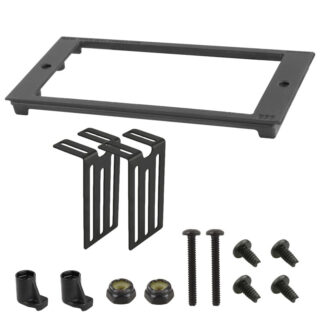 RAM Tough-Box 4" Frontalino personalizzato per dispositivi da 6,8" x 3,4" Ram Mounts RAM-FP4-6800-3400