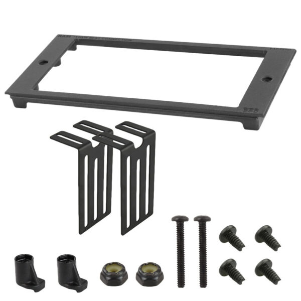 RAM Tough-Box 4" Frontalino personalizzato per dispositivi da 6,8" x 3,4" Ram Mounts RAM-FP4-6800-3400