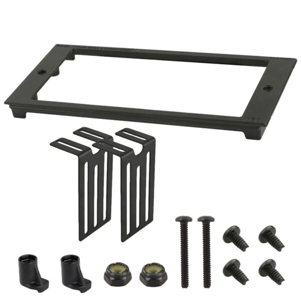 RAM Tough-Box 4" Frontalino personalizzato per dispositivi da 6,88" x 3,38" Ram Mounts RAM-FP4-6880-3380