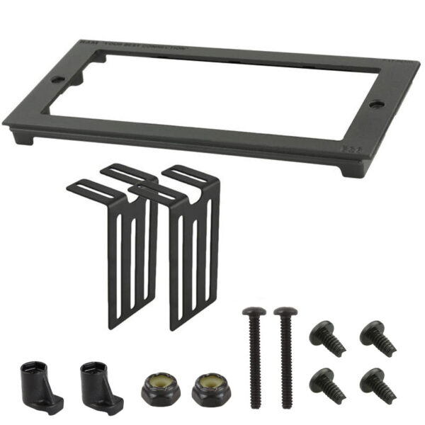 RAM Tough-Box 4" Frontalino personalizzato per dispositivi 7" x 3" Ram Mounts RAM-FP4-7000-3000