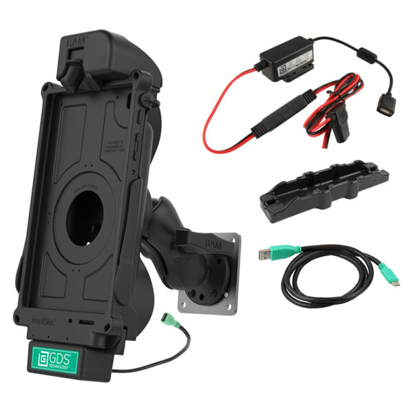 GDS® Tough-Dock™ Vehicle Bundle for Samsung Tab A7 Lite 8.7” Ram Mounts RAM-GDS-101B-SAM80-V7B1U - immagine 2