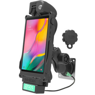 GDS® Tough-Dock™ Locking Vehicle Bundle for Samsung Tab A 8.0 (2019) Ram Mounts RAM-GDS-101LB-SAM55-V7B1U