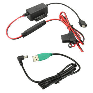 Caricabatterie cablato modulare GDS 30-64V con cavo CC a 90 gradi Ram Mounts RAM-GDS-CHARGE-M55-V8BU