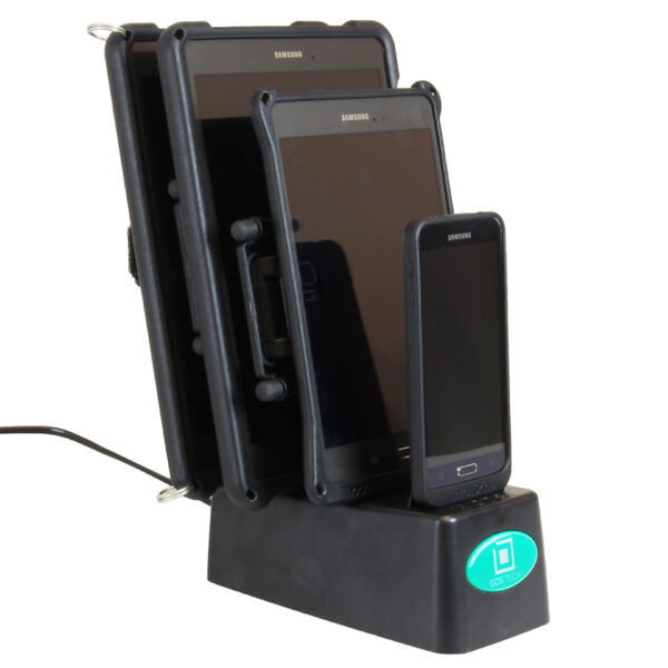 Caricabatterie da tavolo GDS a 4 porte per prodotti IntelliSkin Ram Mounts RAM-GDS-DOCK-4G1PU - immagine 4