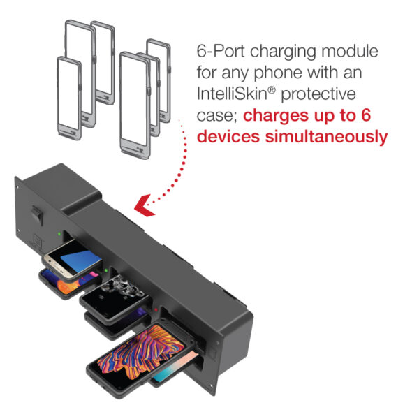 Modulo di ricarica GDS a 6 porte per telefoni IntelliSkin in armadi Ram Mounts RAM-GDS-DOCK-6G10PU - immagine 6