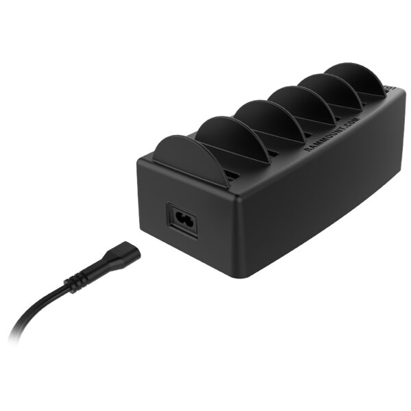 Caricabatterie da tavolo GDS a 6 porte per IntelliSkin Next Gen Ram Mounts RAM-GDS-DOCK-6G1P-NGU - immagine 3