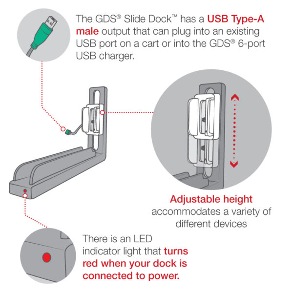 Modulo Slide Dock GDS per IntelliSkin Next Gen Ram Mounts RAM-GDS-DOCK-G7B-NGU - immagine 3