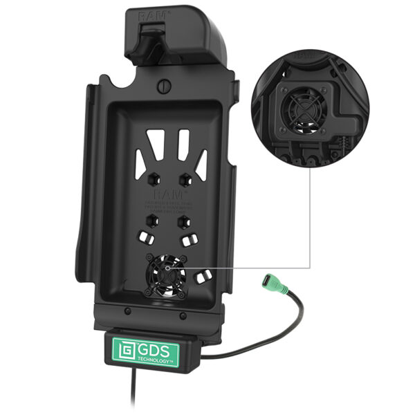 GDS® Cool-Dock™ for Samsung Tab A 8.0 (2019) SM-T290 & T-295 Ram Mounts RAM-GDS-DOCKF-SAM55U