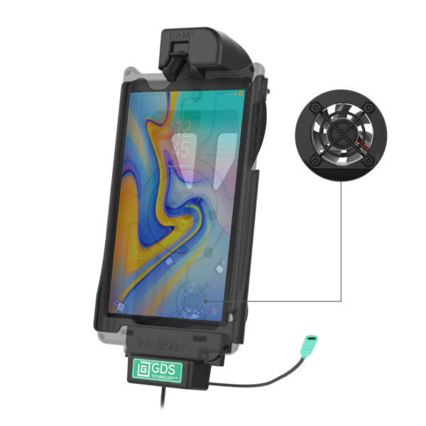 GDS® Cool-Dock™ + Data Sync for Samsung Tab A 10.5 SM-T590 & T-597 Ram Mounts RAM-GDS-DOCKF-SAM66CU - immagine 2
