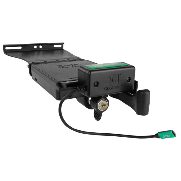 Dock per veicoli con chiusura GDS per Apple iPad Pro 12.9" 3a - 5a generazione Ram Mounts RAM-GDS-DOCKL-V2-AP24CPU - immagine 3