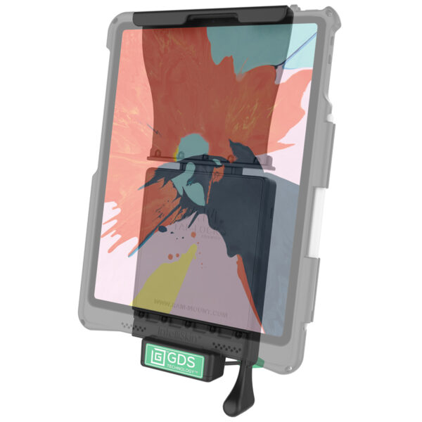 Dock per veicoli con chiusura GDS più dati per Apple iPad Pro 12.9" 3a - 5a generazione Ram Mounts RAM-GDS-DOCKL-V2-AP24U - immagine 2