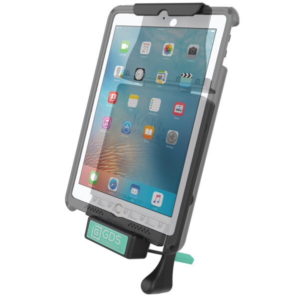 Dock per veicoli con chiusura GDS per Apple iPad 5a e 6a generazione Ram Mounts RAM-GDS-DOCKL-V2-AP8U - immagine 2