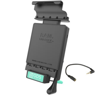 GDS® Locking Vehicle Dock with Audio Cable for Samsung Tab E 8.0 Ram Mounts RAM-GDS-DOCKL-V2-SAM21-AUD1U