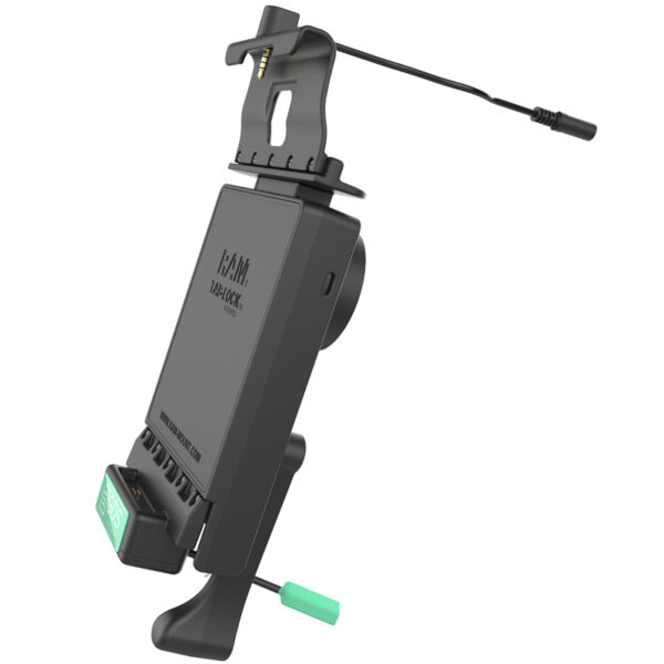 GDS® Locking Vehicle Dock with Audio Cable for Samsung Tab A 8.0 (2017) Ram Mounts RAM-GDS-DOCKL-V2-SAM35-AUD1U - immagine 3