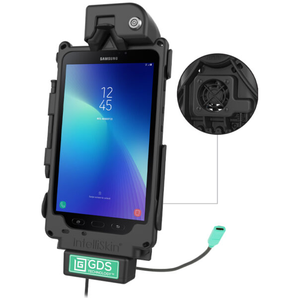 Locking GDS® Cool-Dock™ + Data Sync for Tab Active3 & Tab Active5 and Tab Active2 Ram Mounts RAM-GDS-DOCKLF-SAM62CU - immagine 2