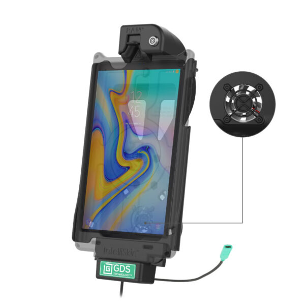 Locking GDS® Cool-Dock™ + Data Sync for Samsung Tab A 10.5 Ram Mounts RAM-GDS-DOCKLF-SAM66CU - immagine 2