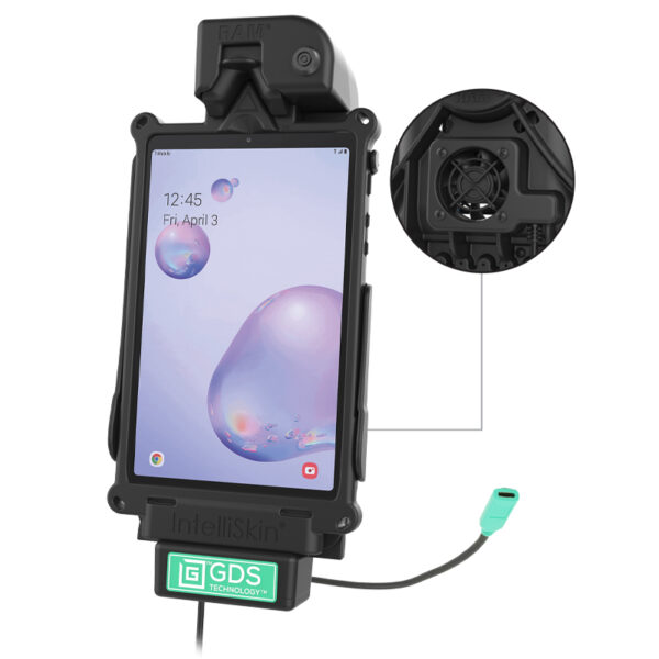 Blocco GDS Cool-Dock con USB-C 3.1 per Samsung Tab A 8.4 SM-T307 Ram Mounts RAM-GDS-DOCKLF-SAM67CU - immagine 2