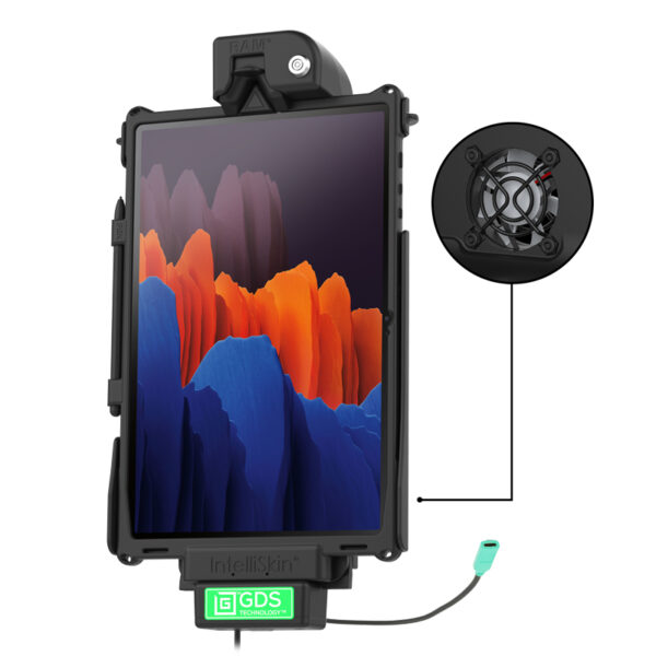 Locking GDS® Cool-Dock™ + Data Sync for Samsung Tab S7+ & S7 FE 12.4" Ram Mounts RAM-GDS-DOCKLF-SAM78CU - immagine 2