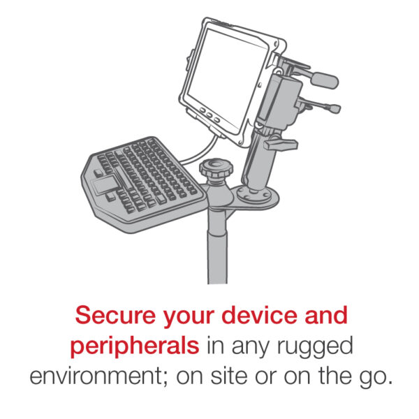 IntelliSkin Next Gen per Samsung Tab Active2 Ram Mounts RAM-GDS-SKIN-SAM62-NG - immagine 6