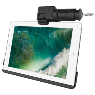 RAM EZ-Roll'r Supporto di bloccaggio con chiave per iPad 6a generazione, Air 2 più Più Ram Mounts RAM-HOL-AP15KLU