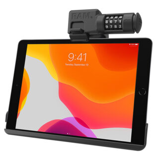 RAM EZ-Roll'r Combo Locking Holder per iPad 7th-9th Gen & Air 3 Ram Mounts RAM-HOL-AP31CLU