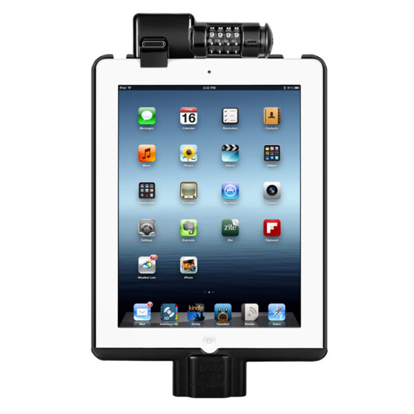 RAM® Dock-N-Lock™ Cradle for Apple iPad 1st Gen Ram Mounts RAM-HOL-AP8DLU - immagine 3
