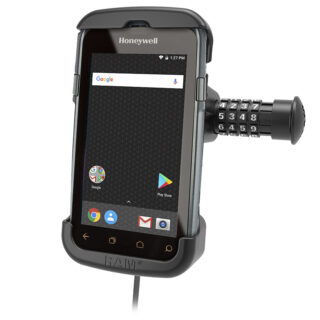 RAM Combo-Locking Form-FitPowered Dock per Honeywell CT50 e CT60 Ram Mounts RAM-HOL-HON7CLU