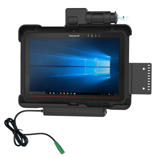 RAM Dock Alimentato con Blocco Chiave per Tablet Honeywell RT10 Ram Mounts RAM-HOL-HON9PKLU