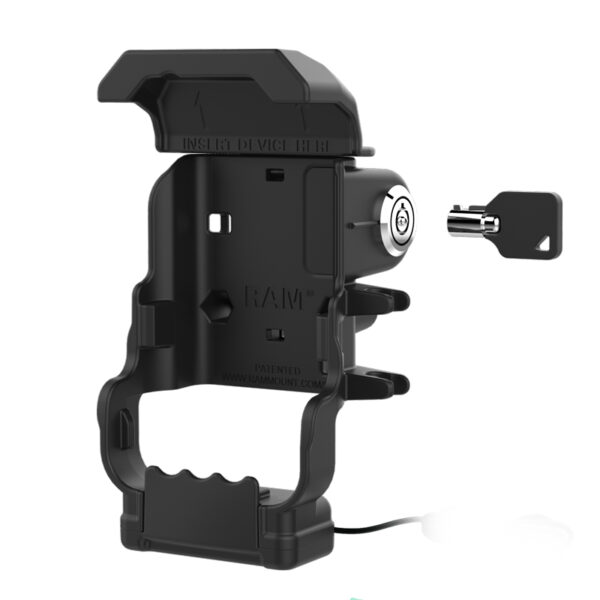 Base di bloccaggio a chiave alimentata RAM per Panasonic Toughbook FZ-N1 e FZ-F1 Ram Mounts RAM-HOL-PAN11PKLU - immagine 2