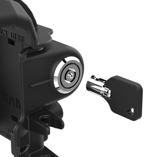 Base di bloccaggio a chiave alimentata RAM per Panasonic Toughbook FZ-N1 e FZ-F1 Ram Mounts RAM-HOL-PAN11PKLU - immagine 5